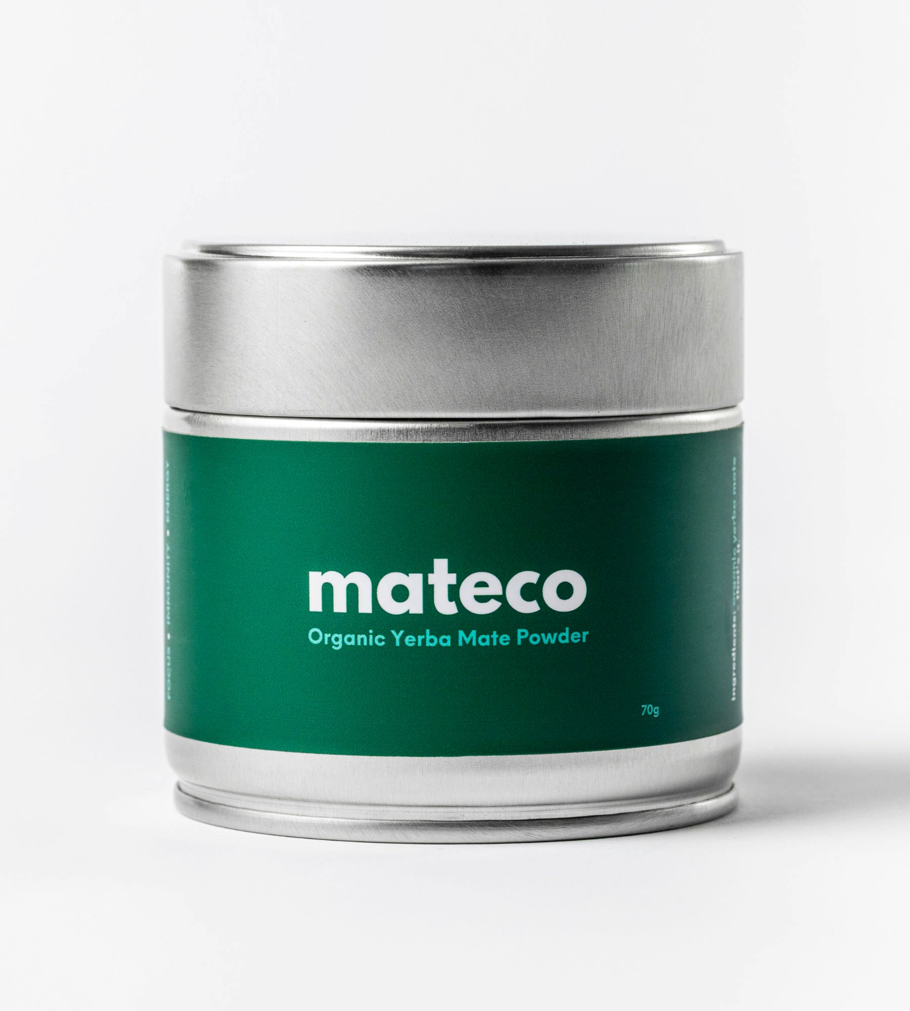 Organic Yerba Mate Powder - 70g Tin